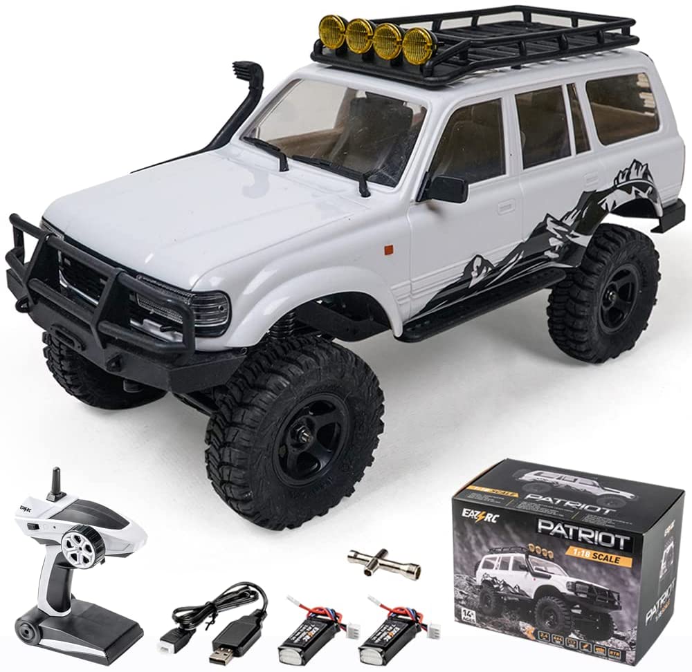 EAZYRC Patriot RTR White 1/18th Scale-HOBBY ZONE