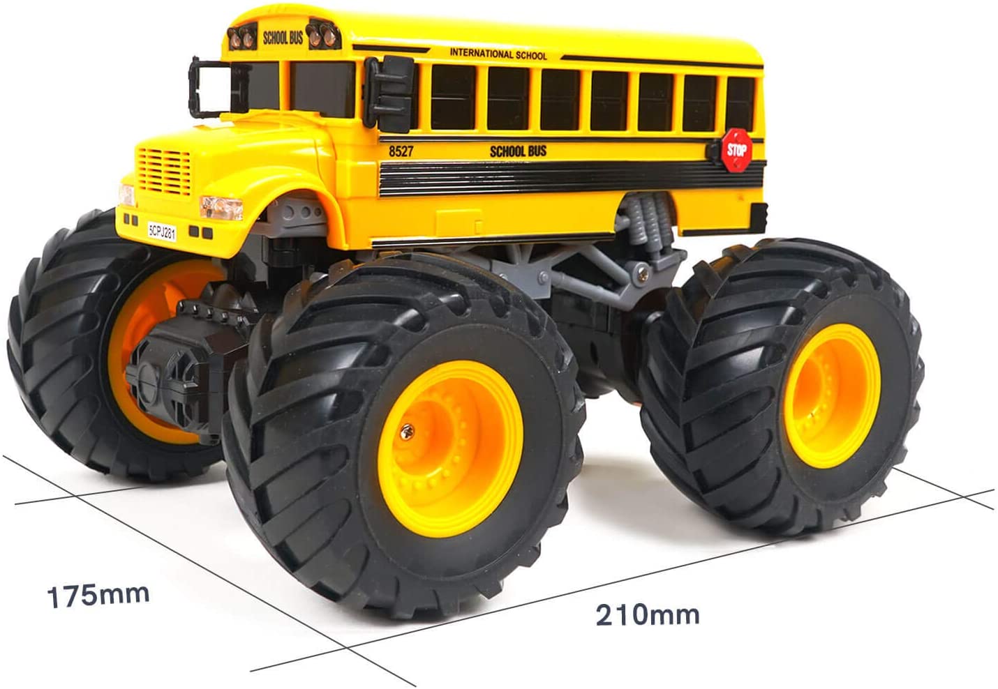 WOWRC School Bus RTR Yellow 1/18th Scale-HOBBY ZONE