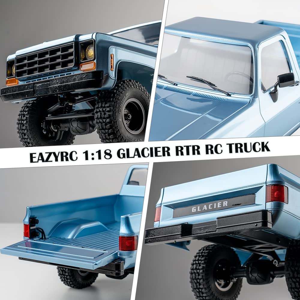 EAZYRC Glacier RTR Blue 1/18th Scale-HOBBY ZONE