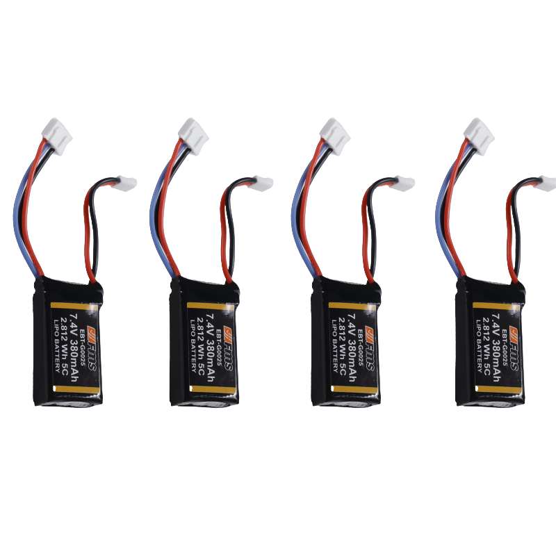 FMS LIPO Battery 2S 7.4V 380mAh without PCM