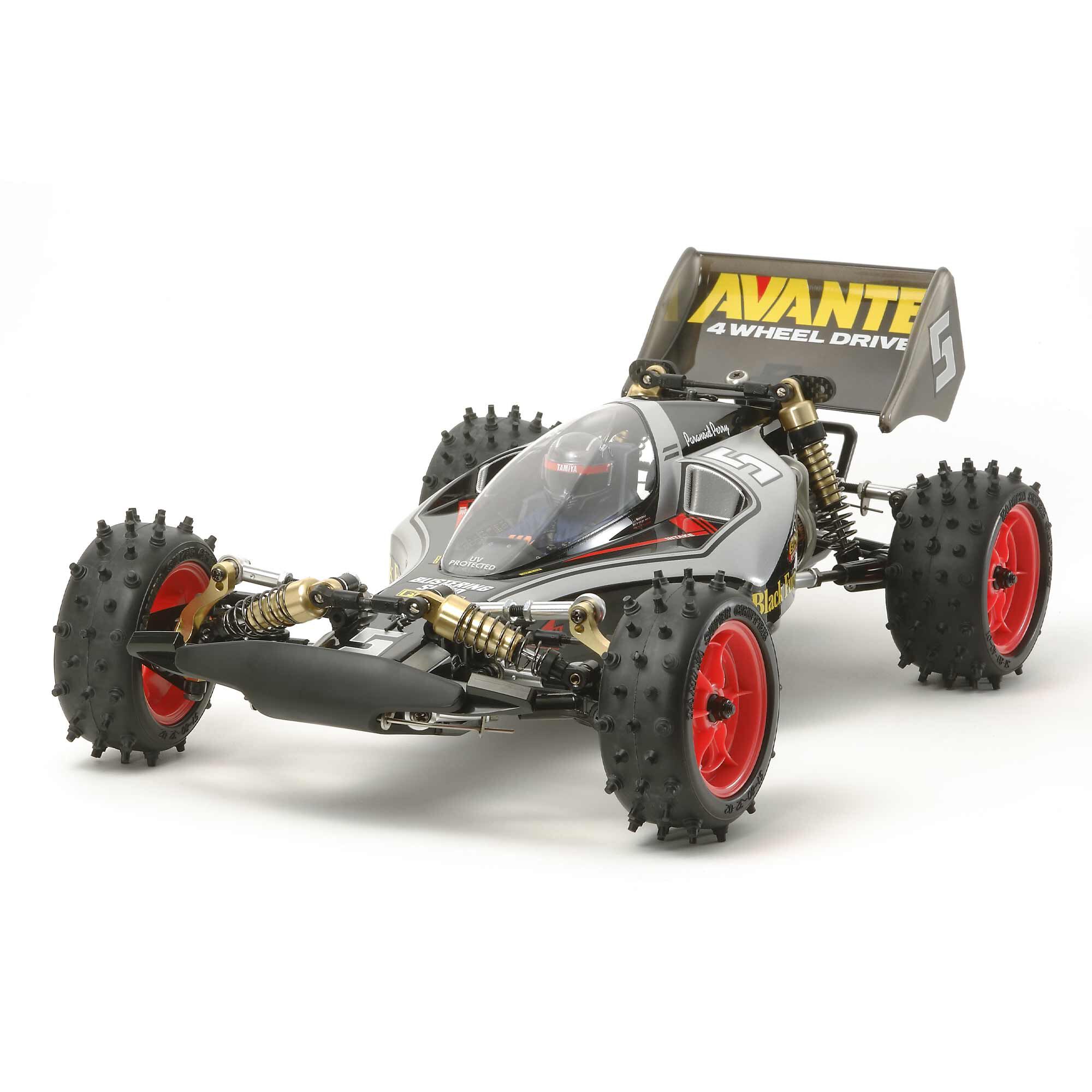Tamiya 1:10 Avante 4x4 Buggy Kit (2011), Black (Limited Edition)-TAM47390