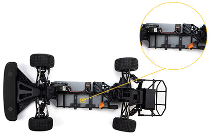 CUSTOMIZABLE BATTERY TRAY for the Losi 22S Dirt Late Model RC RTR