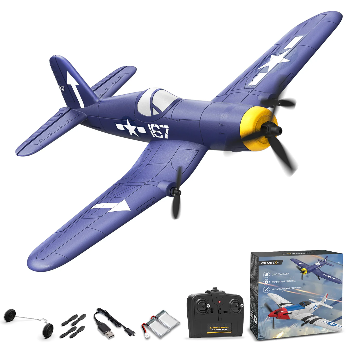 VOLANTEXRC F4U 400mm 3CH RTF-76208