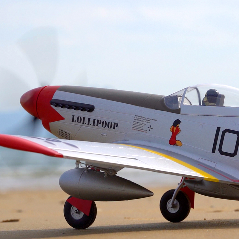 Arrows P-51D Mustang 850mm PNP/RTF with Vector Flight Stabilization System