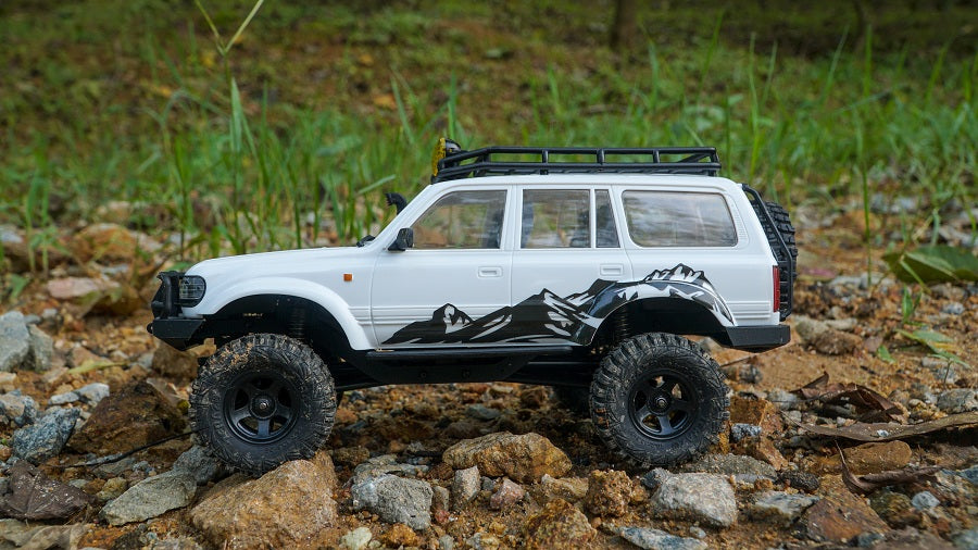 EAZYRC Patriot RTR White 1/18th Scale