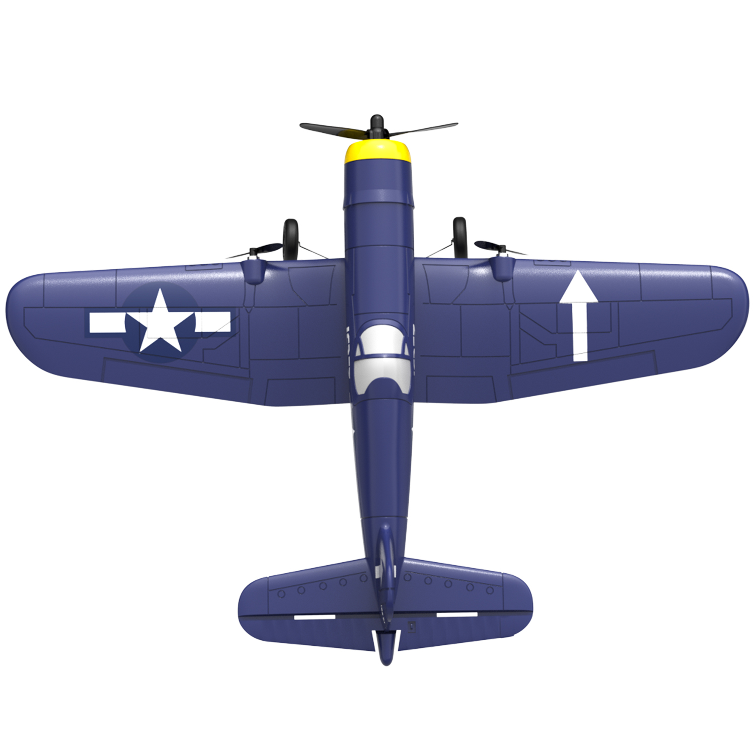 VOLANTEXRC F4U Corsair 400mm RTF RC Warbirds RC Plane 3CH-76208