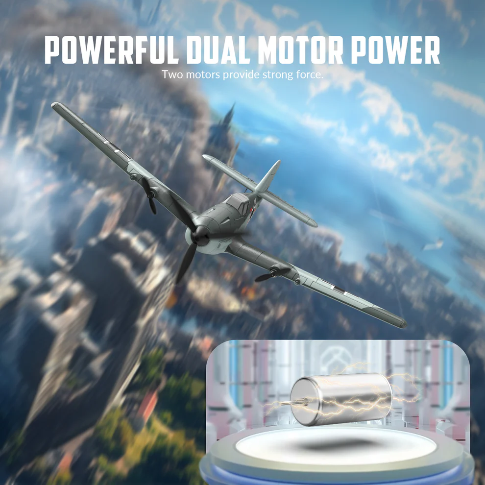 VOLANTEXRC BF109 400mm RTF RC Warbirds Aircraft 3CH-76206