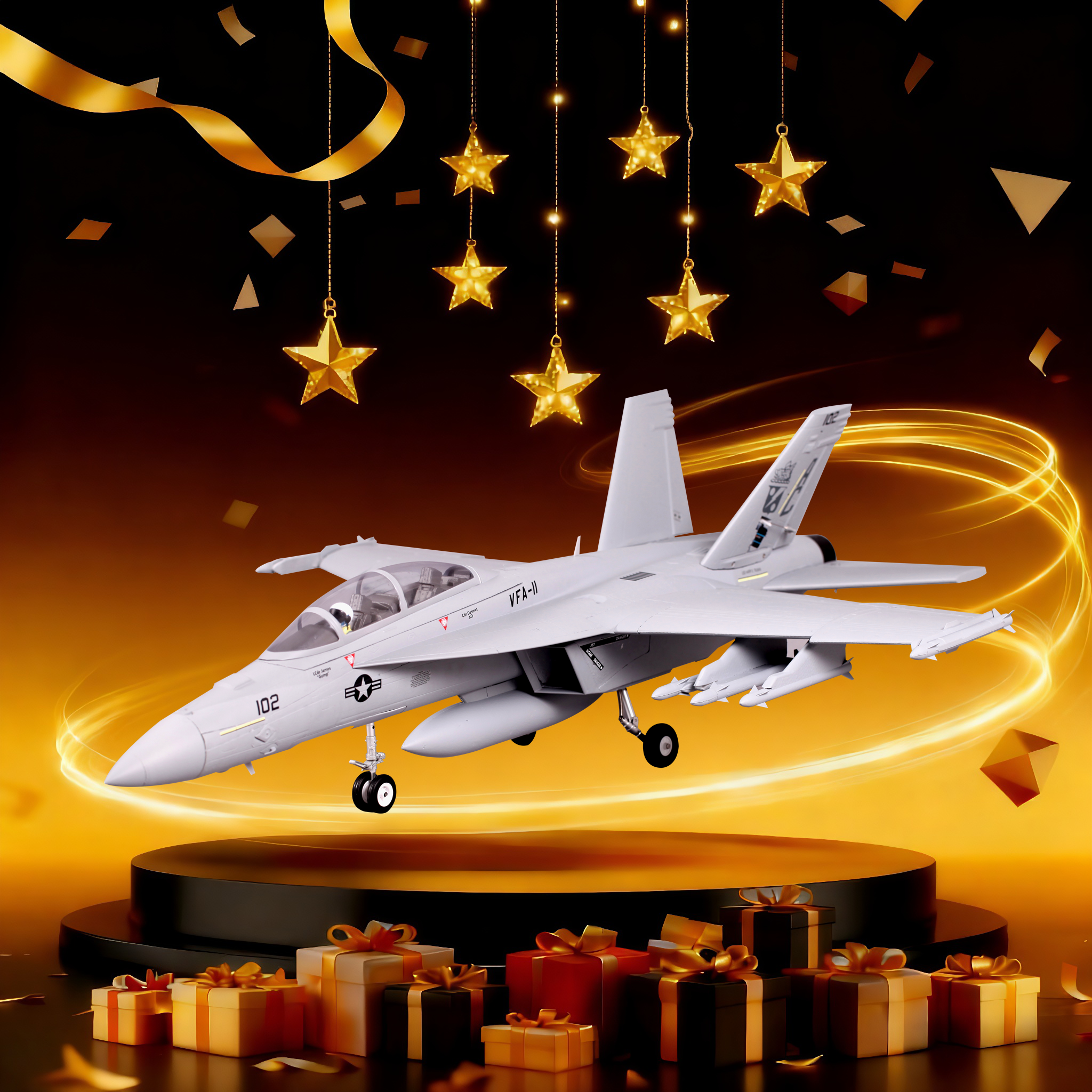 FMS 70mm F-18F V2 EDF Jet PNP