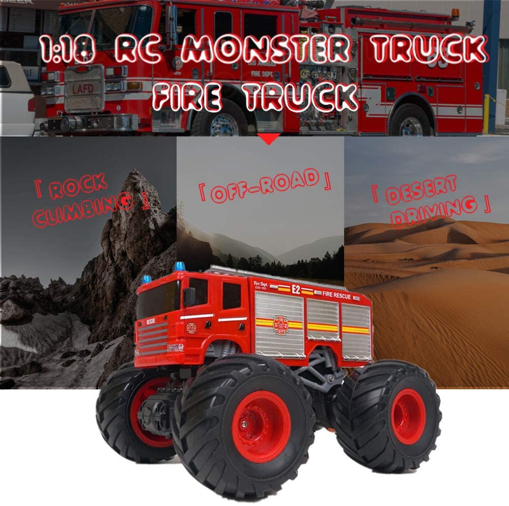 WOWRC Fire Truck RTR Red 1/18th Scale-HOBBY ZONE