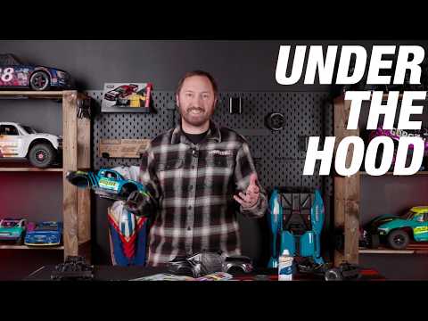1/16 ARRMA MOJAVE GROM RC Desert Truck RTA Kit Under the Hood