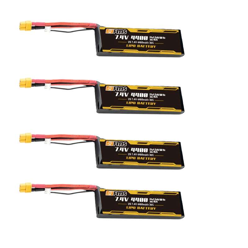 FMS 2S LIPO BATTERY 7.4V 4400mAh 30C