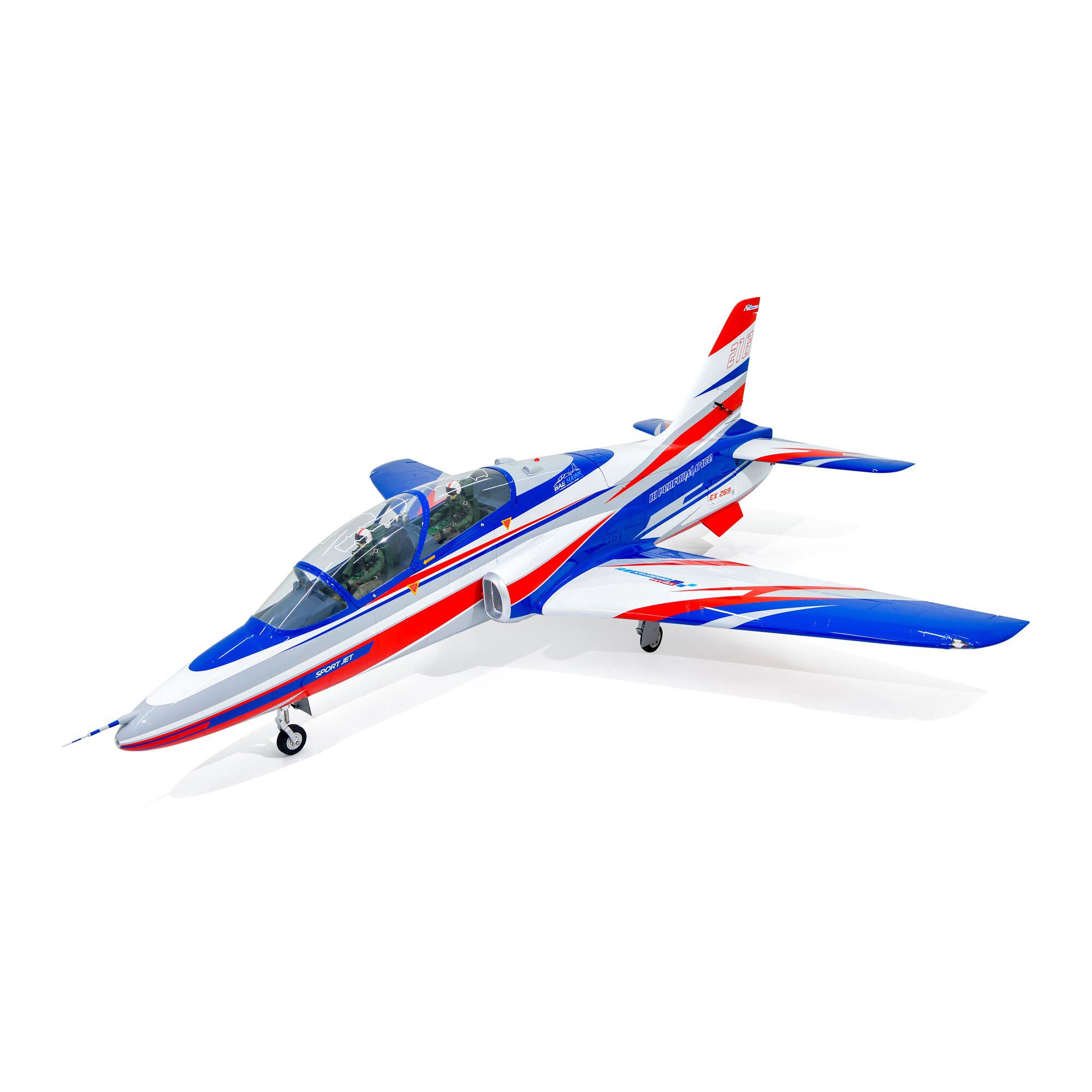 HAWK JET RED 105'' 160-220N Composite ARF