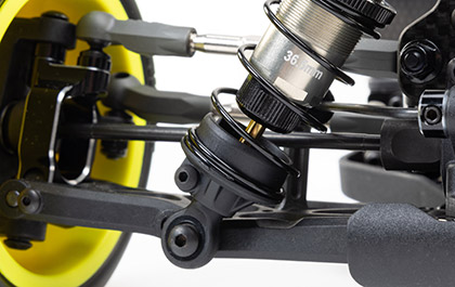 GULLWING FRONT ARMS for the Team Losi Racing  1/10 22X-4 2.0 DC 4WD Buggy Race Kit