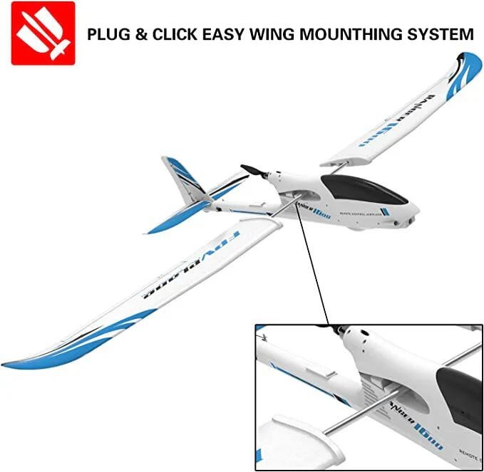 VOLANTEXRC Ranger1600 PNP 1600mm RC Glider Airplane FPV with Unibody Plastic Fuselage 63''-75707