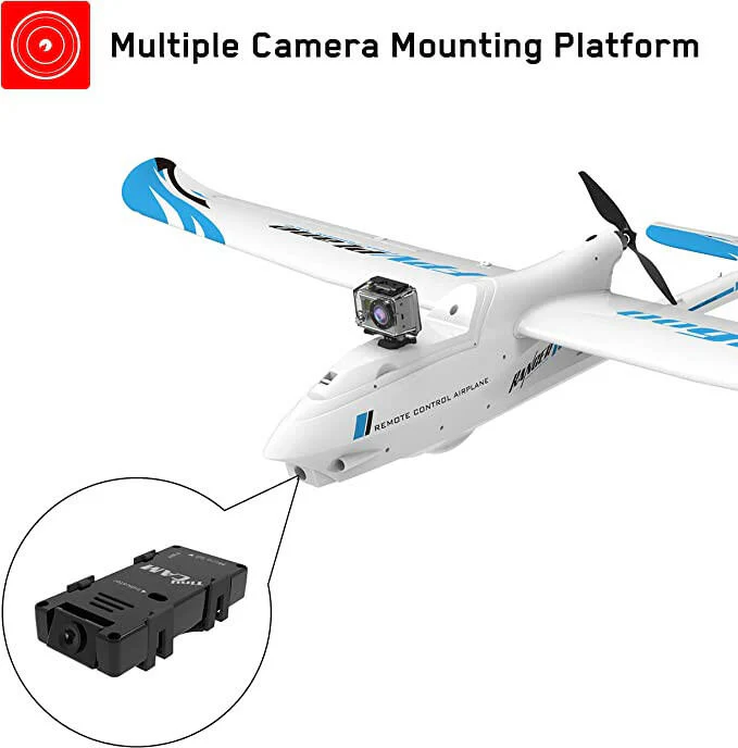 VOLANTEXRC Ranger1600 PNP 1600mm RC Glider Airplane FPV with Unibody Plastic Fuselage 63''-75707