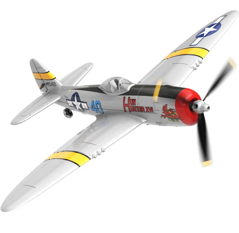 VOLANTEXRC P47 Thunderbolt 400mm RTF/PNP RC Warbirds Airplane 4CH w/ Gyro 15.7''-76116