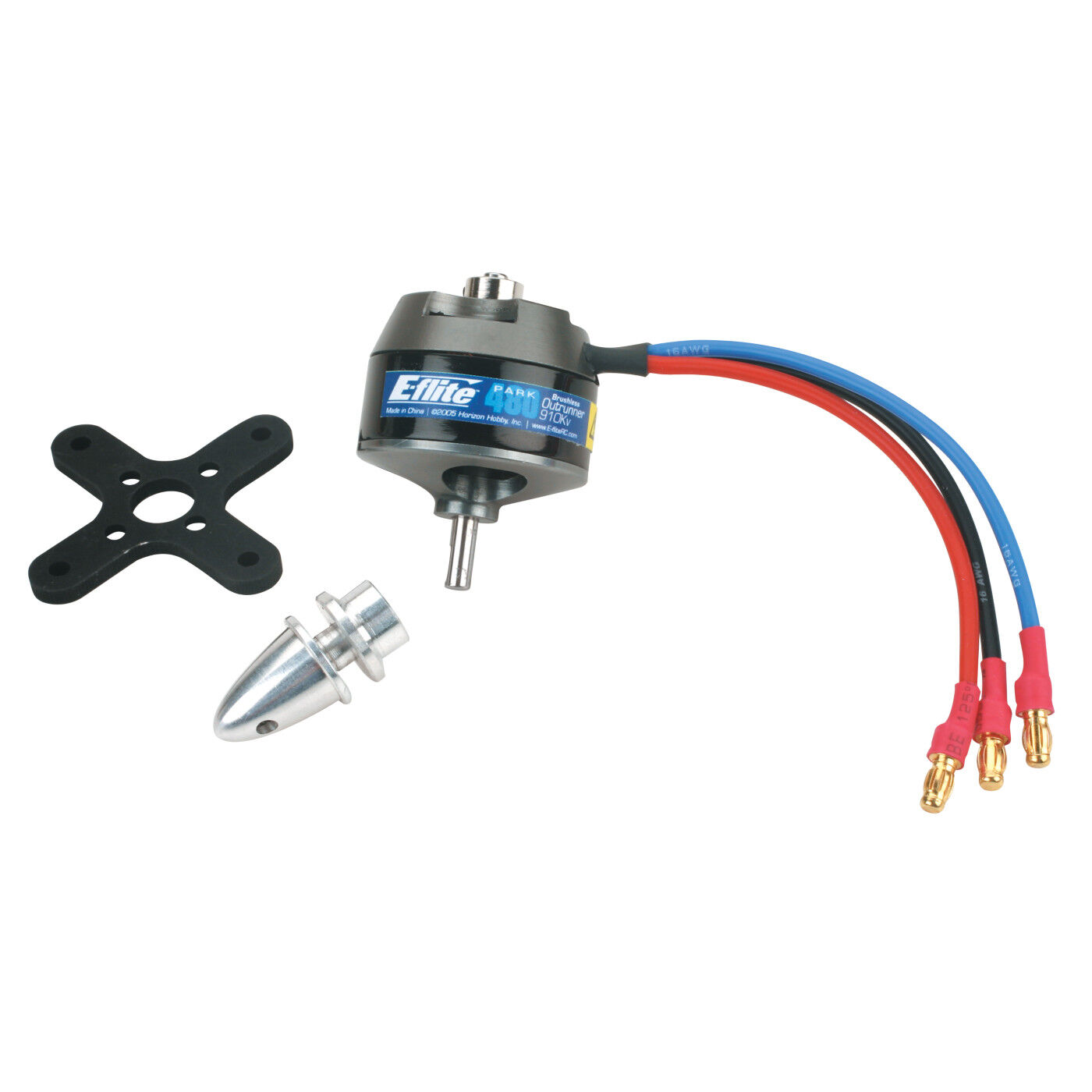 Park 480 Brushless Outrunner Motor, 910Kv: 3.5mm Bullet