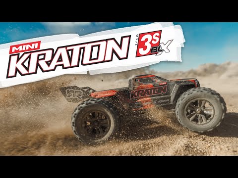 ARRMA MINI KRATON 3S BLX RC Speed Monster Truck [ARA2508] // Half the size. Double the attitude. All KRATON.