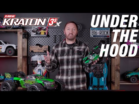 ARRMA ​MINI KRATON 3S BLX RC Speed Monster Truck [ARA2508] // UNDER THE HOOD