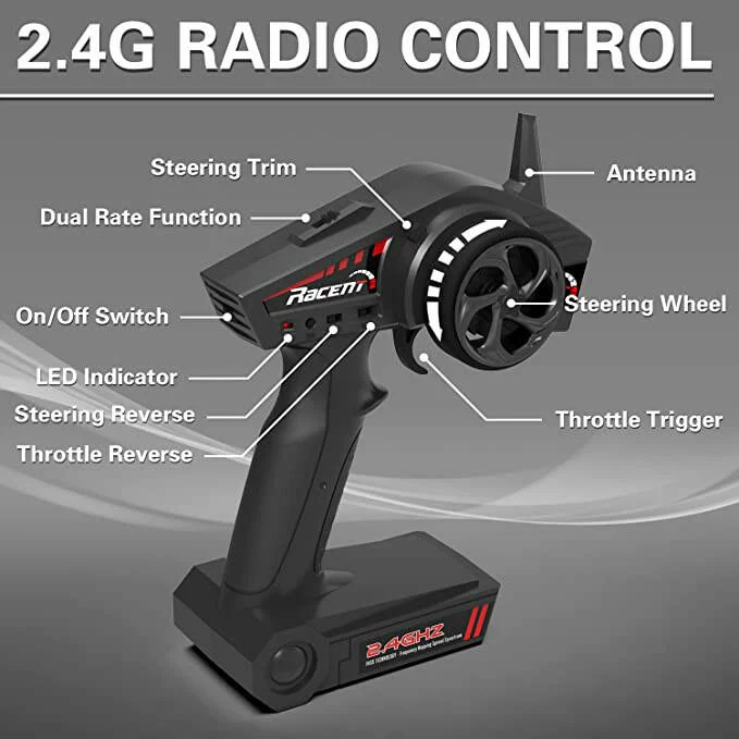 EXHOBBY Vector30 Mini Self Righting RC Pool Boat  RTR Black