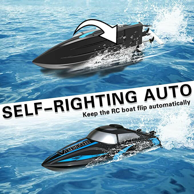 EXHOBBY Vector30 Mini Self Righting RC Pool Boat  RTR Black