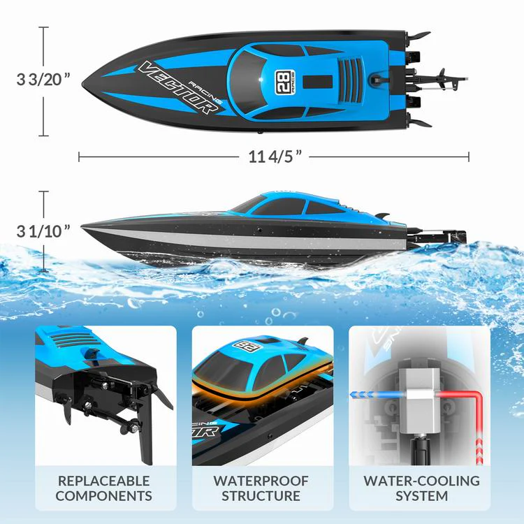 VOLANTEXRC Vector Lumen RC Toy Boat