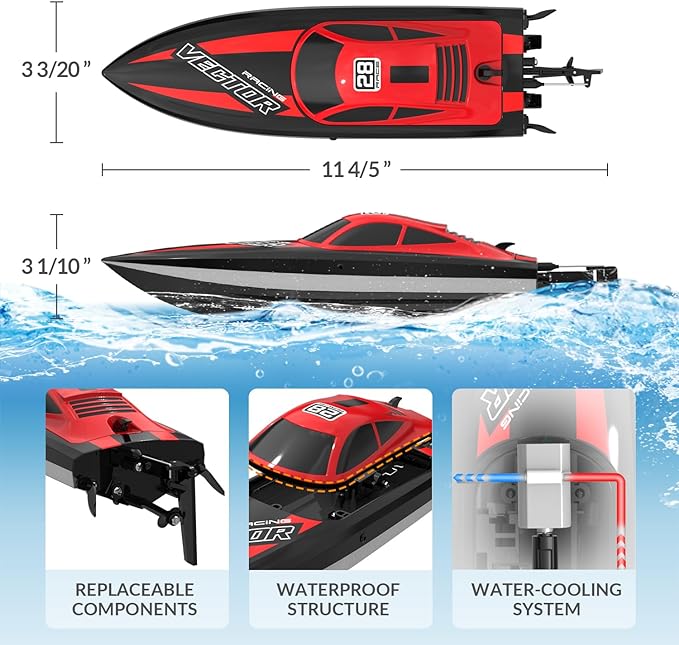 VOLANTEXRC Vector Lumen RC Toy Boat