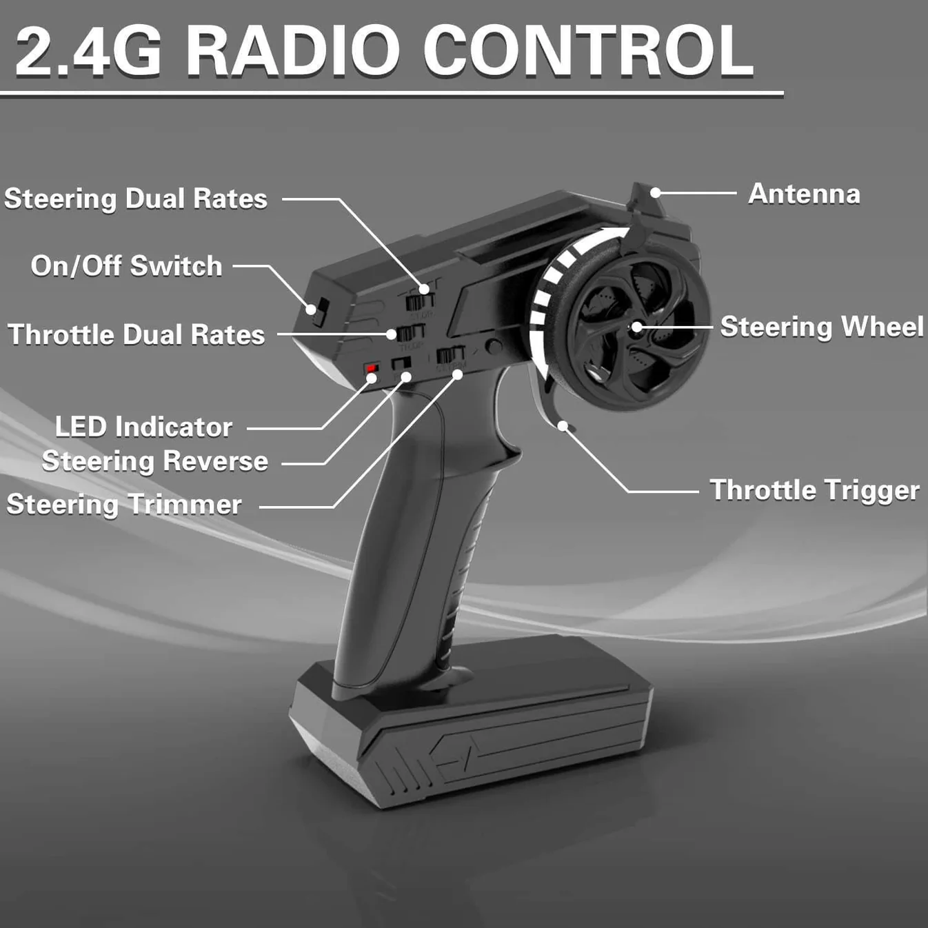 VOLANTEXRC AtomicXS Remote Control Boat for Kids Play in Pool Easy Running Great Gift Boat