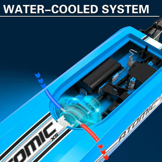 VOLANTEXRC AtomicXS Remote Control Boat for Kids Play in Pool Easy Running Great Gift Boat