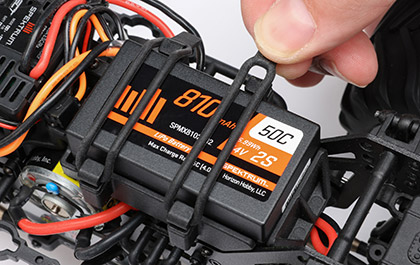 ELASTOMER BATTERY MOUNTING for the Losi 1/18 Mini LMT Zombie RC Monster Truck