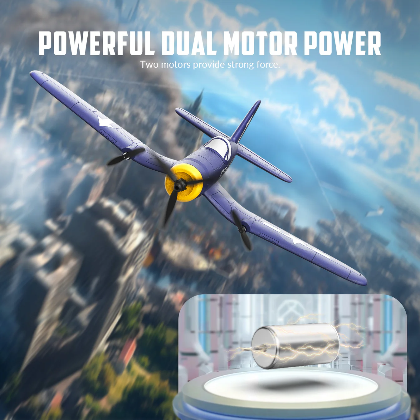 VOLANTEXRC F4U 400mm 3CH RTF-76208
