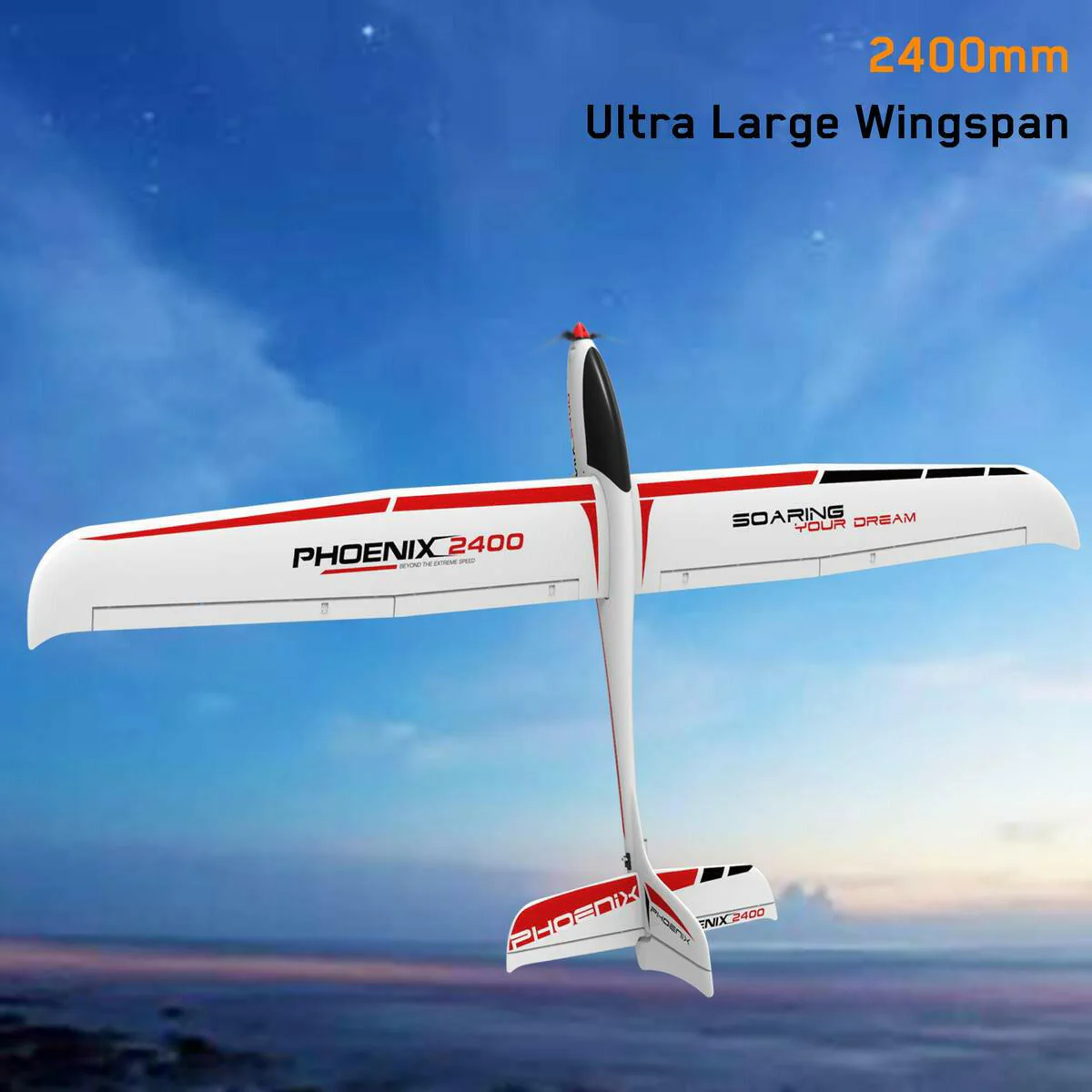 VOLANTEXRC Phoenix2400 PNP 2400mm RC Glider Plane 5CH 94.48''-75903