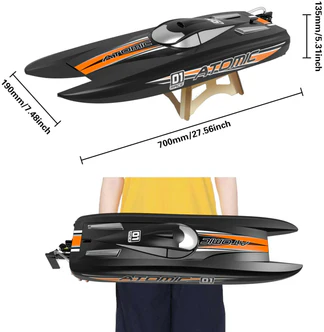 VOLANTEXRC Atomic Brushless High Speed Racing RC Catamaran Boat