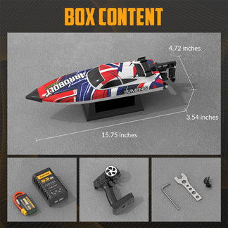 VOLANTEXRC Arrobolt Lumen S Brushless 35+MPH Fast RC Boat 
