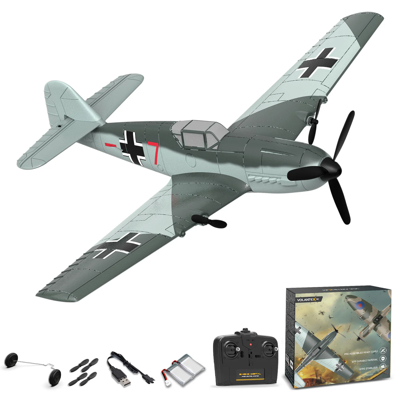 VOLANTEXRC BF109 400mm 3CH  RTF-76206