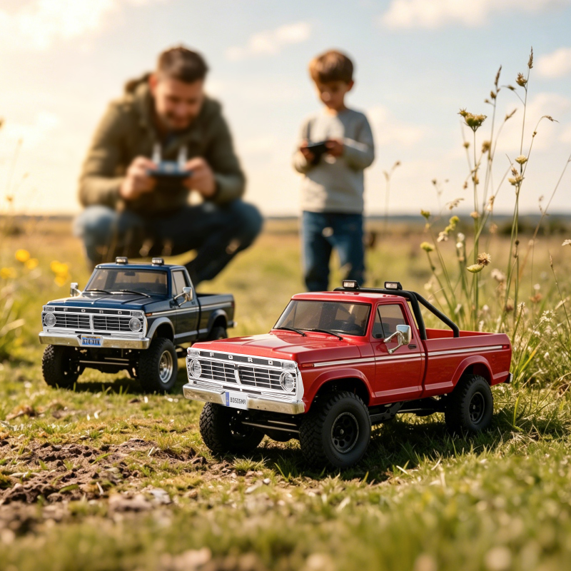FMS 1:18 FCX18 II Ford F-100 RC Crawler RTR Brushed (199mm Wheelbase)-118L01BDBUWH