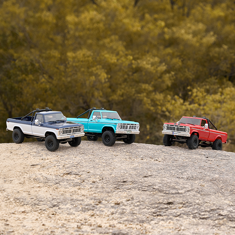 FMS 1:18 FCX18 II Ford F-100 RC Crawler RTR Brushed (199mm Wheelbase)-118L01BDBUWH