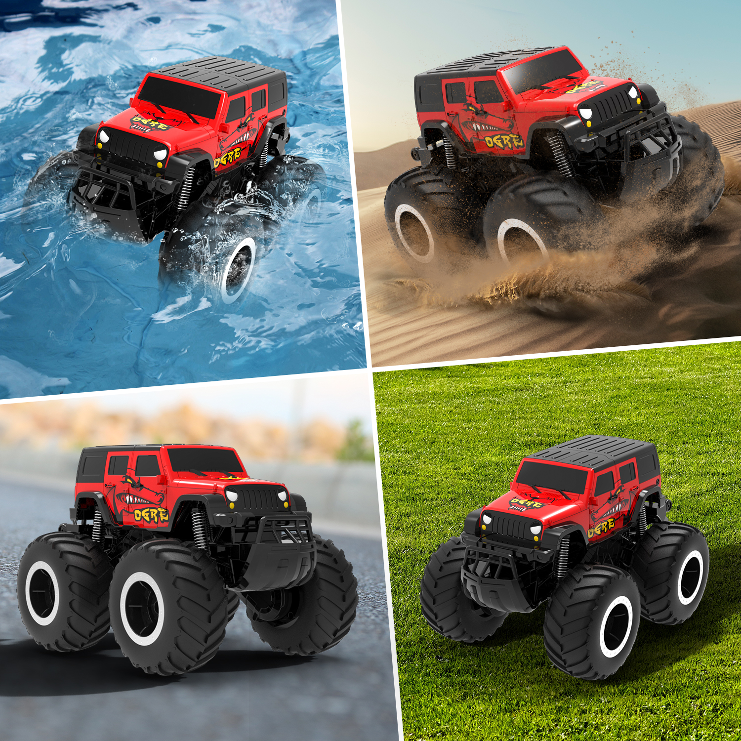 STEMTRON Amphibious (RTR) 1:16 4WD Blue with Waterproof 767