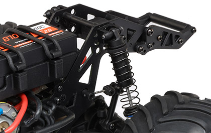 THREADED OIL-FILLED SHOCKS for the Losi 1/18 Mini LMT Zombie RC Monster Truck