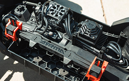 BUILT FOR EASY MAINTENANCE for the ARRMA 1/8 QUAKE 4S DSC 4X4 Ready-To-Run Brushless Monster Truck