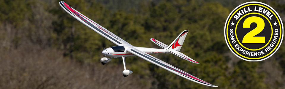 Skill Level 2 for the E-flite Conscendo 2.0m RC Plane
