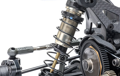 G3 13mm BIG-BORE SHOCKS for the Team Losi Racing 1/10 22X AC 2WD RC Buggy Race Kit, Astro/Carpet