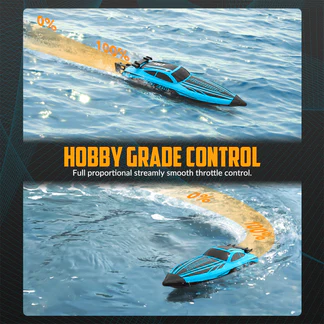 VOLANTEXRC Green SR40 Brushless 30+MPH RC Boat (79705)