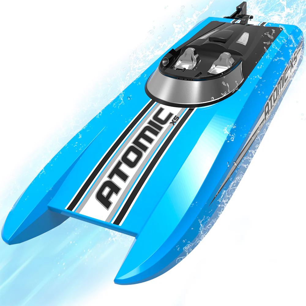 VOLANTEXRC AtomicXS Remote Control Boat for Kids Play in Pool Easy Running Great Gift Boat