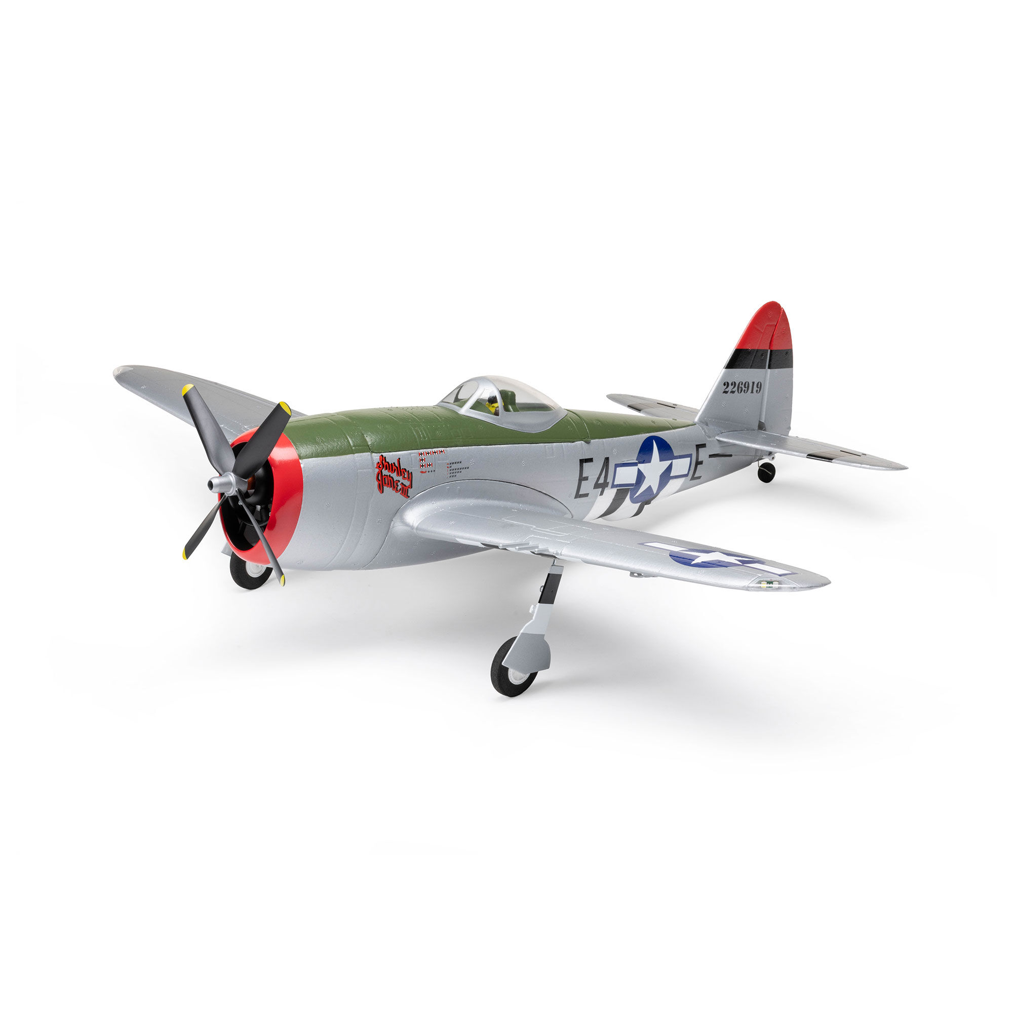 E-flite Micro P-47 Thunderbolt 625mm BNF Basic with AS3X+ and SAFE Select-EFL07050