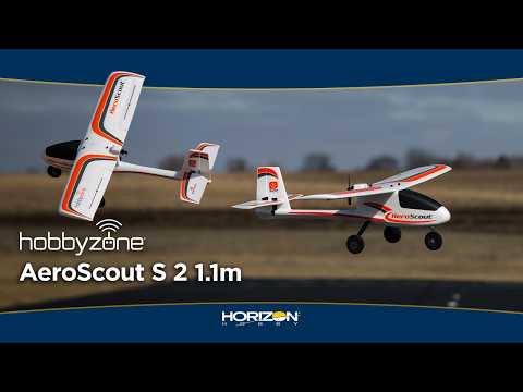 HobbyZone AeroScout S 2 1.1m Beginner RC Airplane