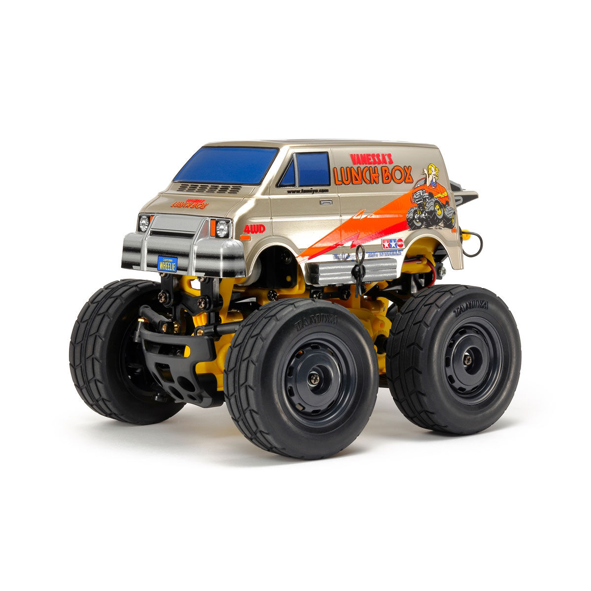 1/24 Lunch Box Mini SW-01 4x4 Monster Truck Kit, Gold