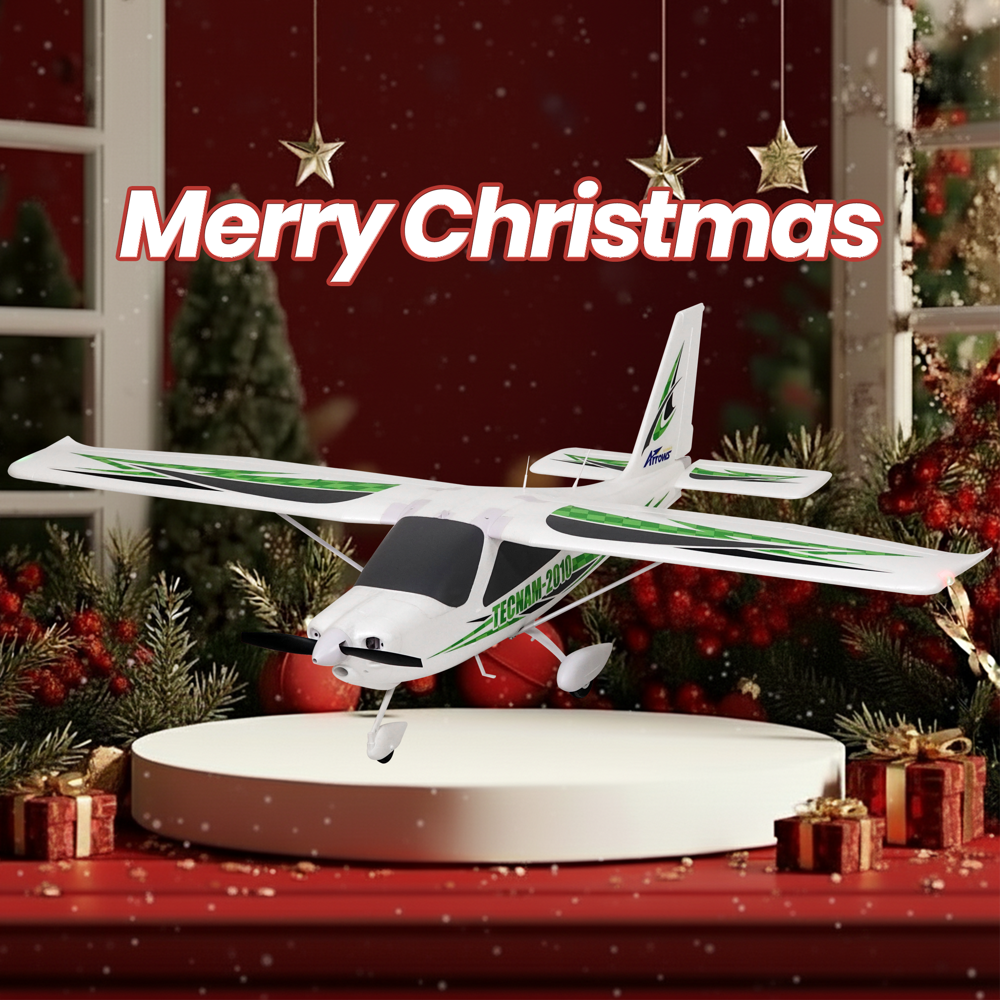 Arrows Tecnam-2010 1450mm PNP with Vector Flight Stabilization System Plus Floats