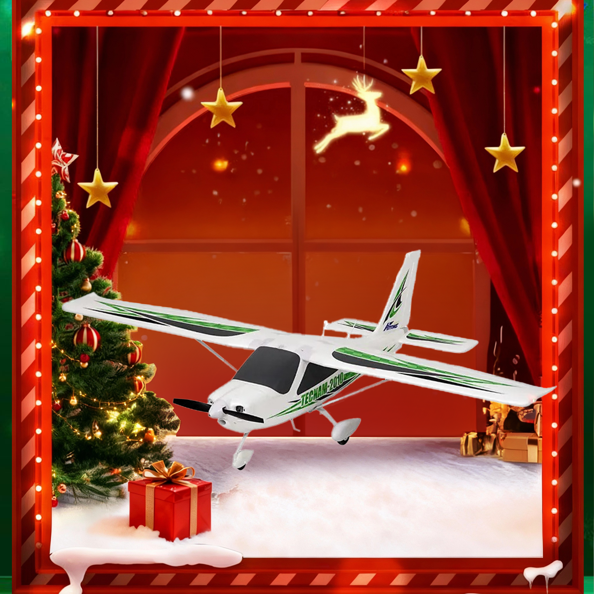 Arrows Tecnam-2010 1450mm PNP with Vector Flight Stabilization System Plus Floats