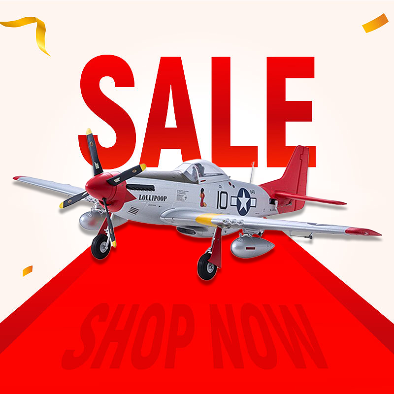 Arrows 850mm P-51D Mustang with Vector Flight Stabilization System PNP / RTF 